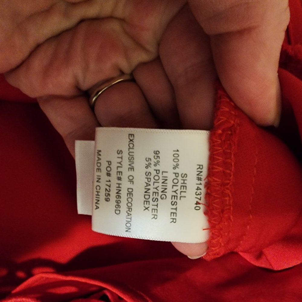 Tuckernuck- Hyacinth House Red Lace Midi Dress NWOT Small - Picture 5 of 7
